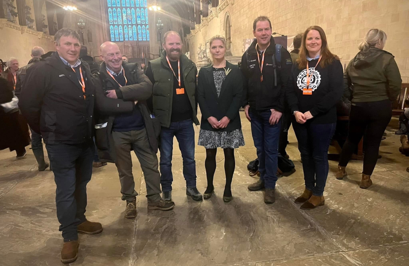 Harriet Cross MP meets with Farmers in Westminster Hall