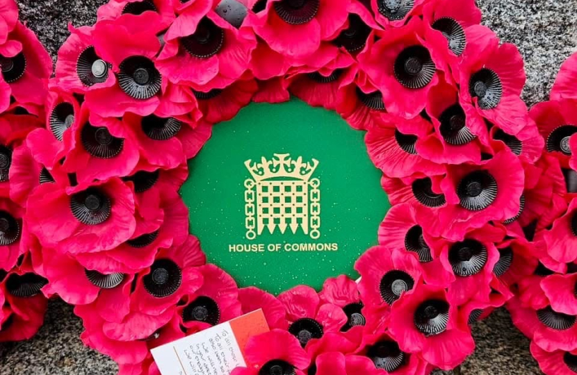 House of Commons Wreath in Inverurie 