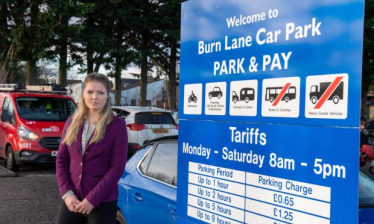 Harriet Cross at Burn Lane Car Park