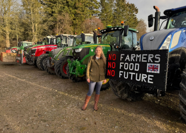 Harriet Cross attends Tractor Rally